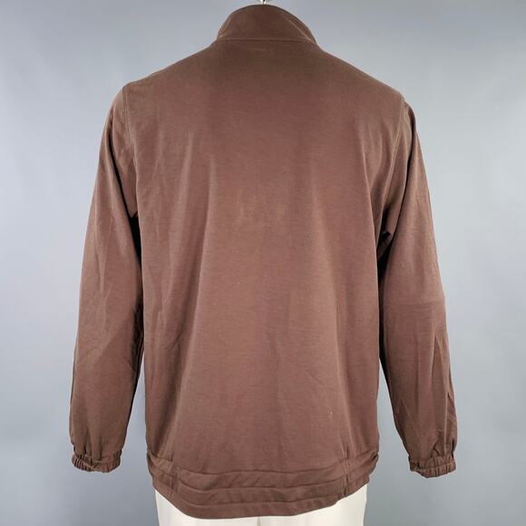 NEEDLES Size L Brown Logo Polyester Zip Up Jacket - Picture 4 of 6